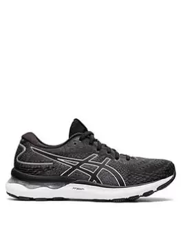 Image of Asics Gel-nimbus Trainer, Black/Silver, Size 7, Women
