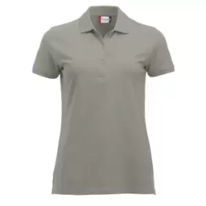 Image of Clique Womens/Ladies Marion Polo Shirt (M) (Silver)
