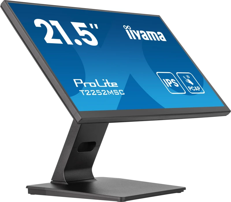 Image of iiyama iiyama ProLite T2252MSC-B2AG computer monitor 54.6cm (21.5") 1920 x 1080 pixels Full HD LCD Touch Screen Black T2252MSC-B2AG