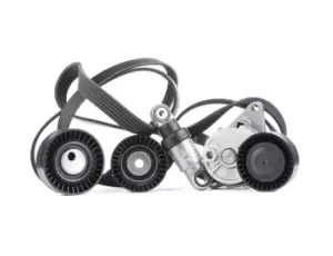 Image of GATES V-ribbed belt set BMW K106PK1540 Serpentine belt kit,Auxiliary belt kit,Poly V-belt kit,V-ribbed belt kit