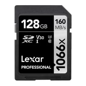 Image of Lexar Professional 1066x SDXC UHS-I Card SILVER Series 128GB