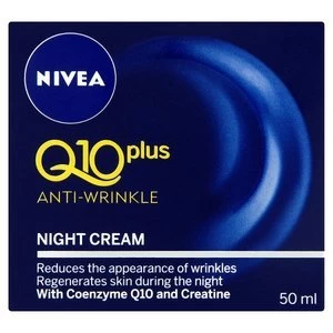 Image of Nivea Q10 Plus Anti-Wrinkle Night Cream 50ml