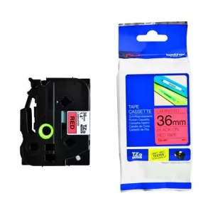 Image of Brother TZE-461 P-touch Black on Red Laminated Tape 36mm x 8m