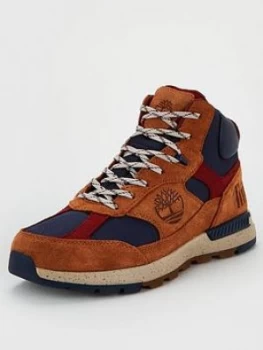 Image of Timberland Field Trekker Mid Boots - Brown, Size 9, Men