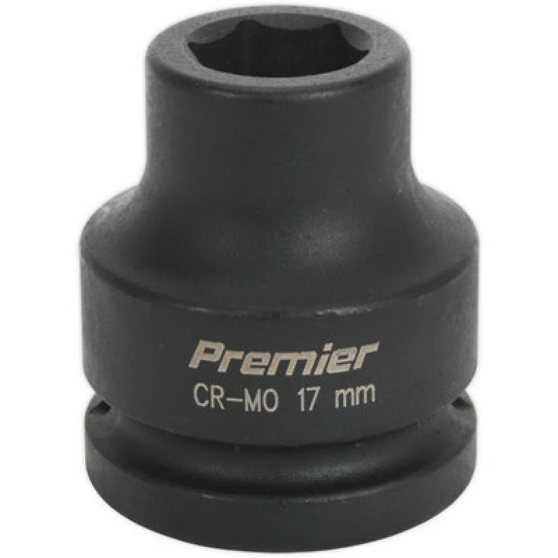 Image of Loops 17mm Forged Impact Socket - 3/4" Sq Drive - Chromoly Impact Wrench Socket Multi