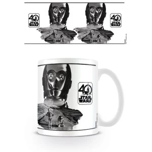 Image of Star Wars 40Th Anniversary - C-3PO Mug