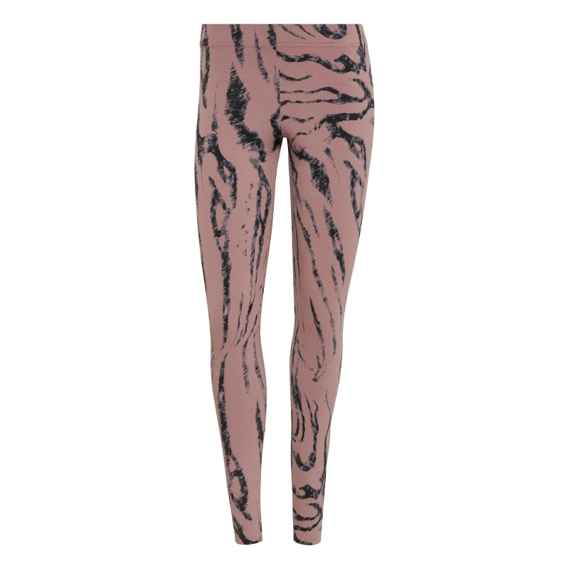 Image of adidas Future Icons Animal Print Leggings Womens - Purple Purple 2XS