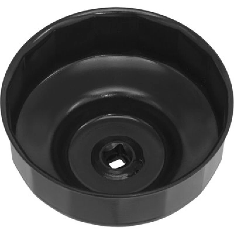Image of Loops Oil Filter Cap Wrench - 90mm x 15 Flutes - 3/8" Sq Dr - For Jaguars Land Rovers Multi