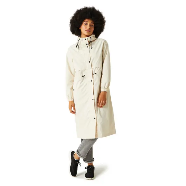 Image of Regatta Womens Nerenda Longline Hooded Coat 20 - Bust 45' (114cm) Light Vanilla RWW421-045-20