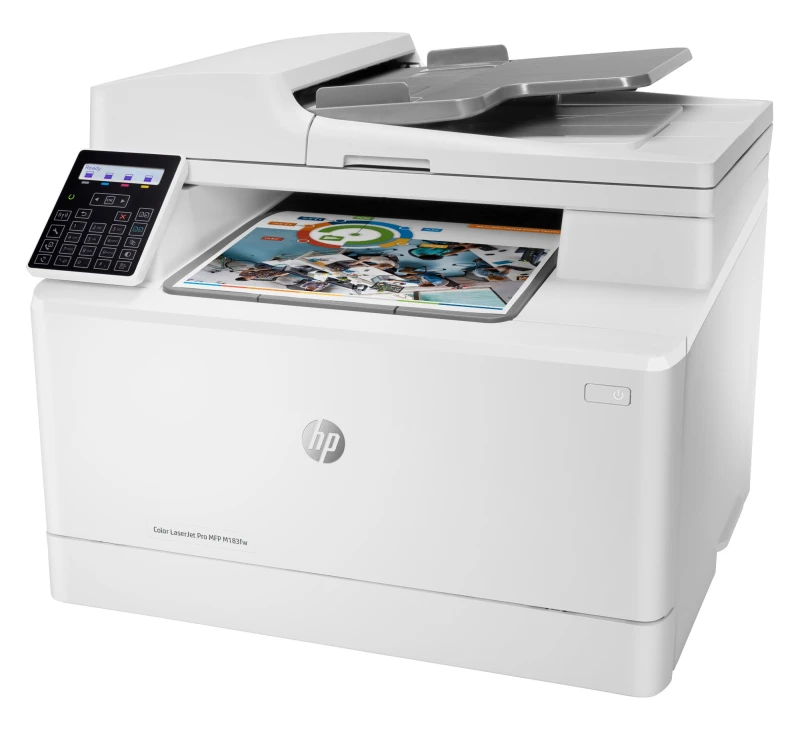 Image of HP LaserJet Pro M183fw Wireless Multifunction Color Printer. Copier. S