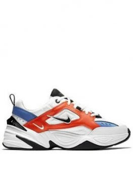 Image of Nike M2K Tekno White Black Orange Size 8.5 Women