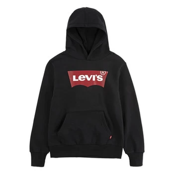Image of Levis BATWING SCREENPRINT HOODIE boys's Childrens sweatshirt in Black - Sizes 2 years,3 ans,5 years,8 years