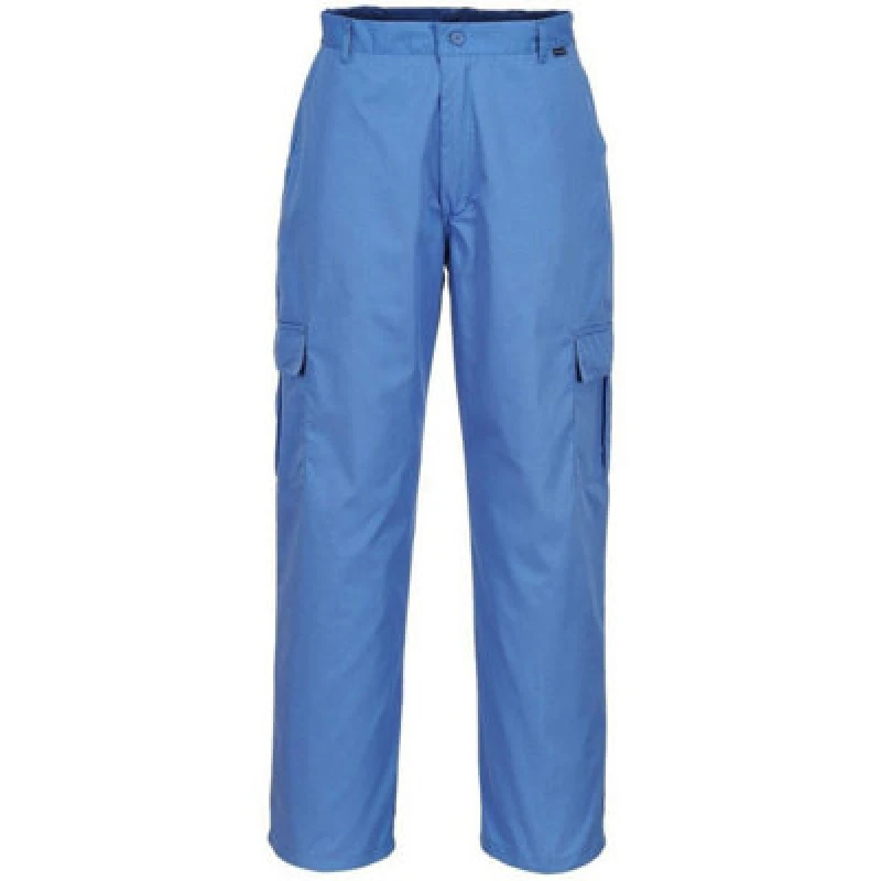 Image of Portwest Anti Static ESD Trousers AS11HBRM Colour: Blue