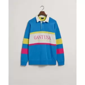 Image of Gant Usa Archive Rugger Day Blue S - Blue