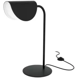 Image of Maytoni Mollis Modern Table Lamp Black, Acrylic Shade