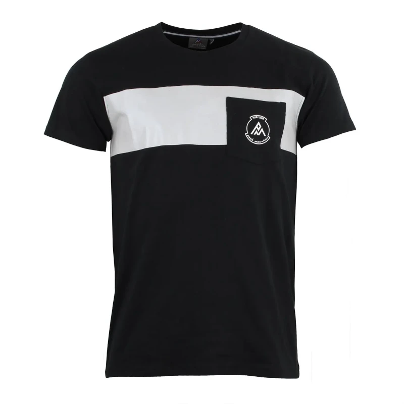 Image of Peak Mountain T-Shirt Peak Mountain Cabri Noir Male L CABRI/PF/NOIR/SILVER