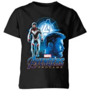 Image of Avengers: Endgame Thor Suit Kids T-Shirt - Black - 7-8 Years