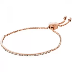 Image of Ladies Michael Kors PVD rose plating Brilliance Bracelet