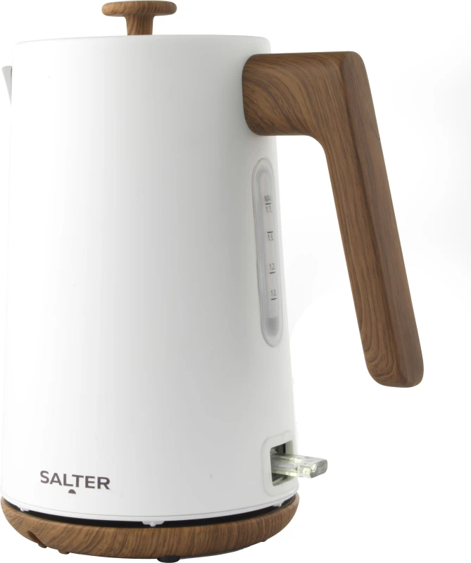 Image of SALTER Toronto EK5822 Jug Kettle - White,Brown 5054061504286