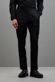 Image of Slim Fit Black Premium 1904 Tux Suit Trousers