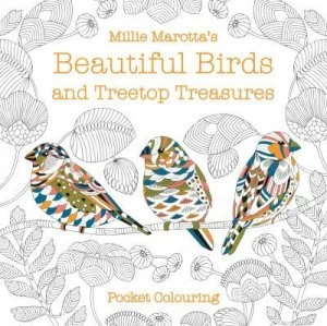 Image of Millie Marottas Beautiful Birds and Treetop Treasures Pocket Colouring by Millie Marotta