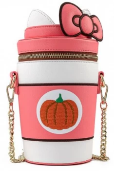 Image of Hello Kitty Loungefly - Pumpkin Spice Kitty Cup Shoulder Bag multicolour