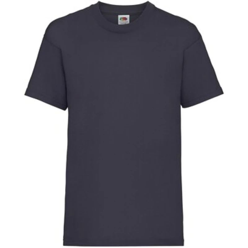 Image of Fruit of the Loom Value T-Shirt in Navy Size: 12-13 Years Navy Unisex 12-13 Years