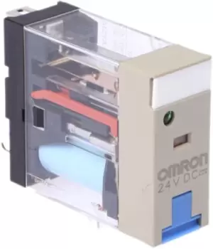 Image of Omron, 24V dc Coil Non-Latching Relay SPDT, 10A Switching Current Plug In, G2R-1-SNI 24DC(S)