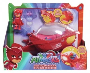 Image of PJ Masks Deluxe Owlette Vehicle with 7.5cm Figure