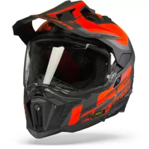 Image of LS2 MX701 Explorer Alter Matt Black Fluo Orange S
