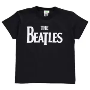 Image of Official The Beatles T Shirt Junior - Black