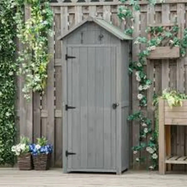 Image of Outsunny 3 Shelf Tool House Shed Garden & Outdoor