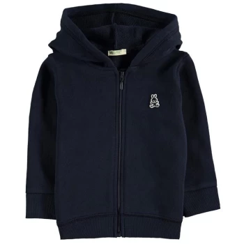Image of Benetton Baby Boys Bear Hoodie - Blue