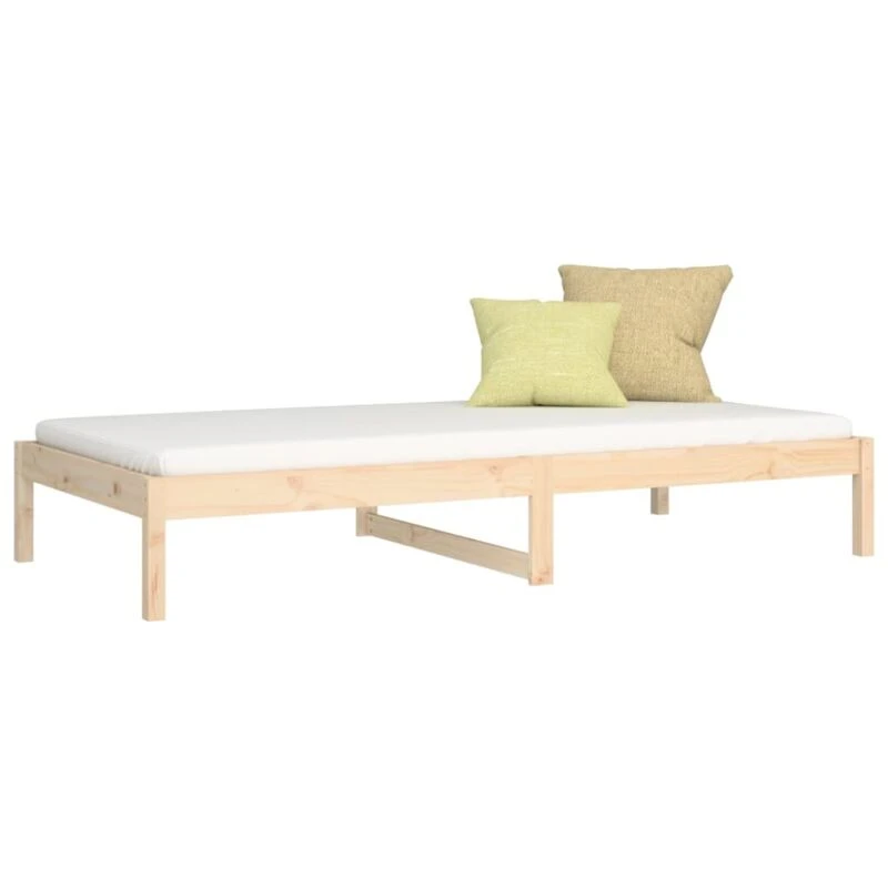 Image of VIDAXL Vidaxl - Day Bed without Mattress 90x190cm Single Single Solid Wood Pine 8720287074007