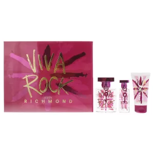 Image of John Richmond Viva Rock Gift Set 50ml Eau de Toilette + 15ml Eau de Toilette + 50ml Body Lotion