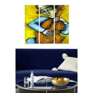 Image of MDF268752152 Multicolor Decorative MDF Painting (3 Pieces)