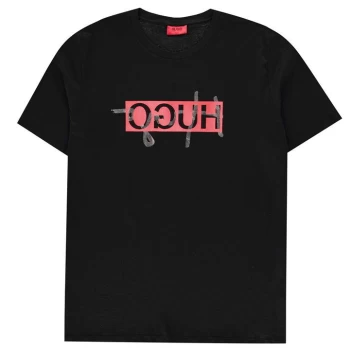 Image of Hugo Dicagolino T Shirt - Black