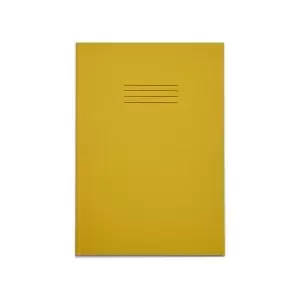 Image of Rhino A4 Plus Exercise Book Yellow Plain 80 page Pack 50 VDU080-113