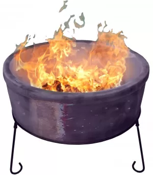 Image of Gardeco Jumbo Atlas AFC Fire Bowl - Light Brown