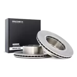 Image of RIDEX Brake disc 82B0839 Brake rotor,Brake discs BMW,1 Schragheck (F20),3 Touring (F31),3 Limousine (F30, F80),3 GT (F34),4 Gran Coupe (F36)