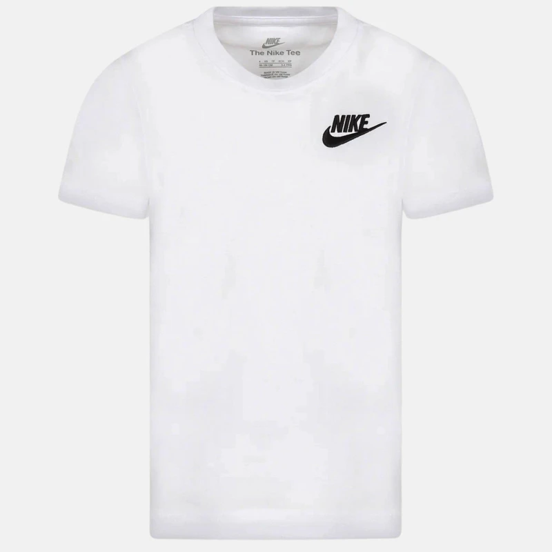 Image of Nike NSW Futura T Shirt Infant Boys - White White 2 - 3 Years