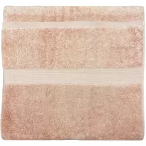 Image of Paoletti Cleopatra Egyptian 100% Cotton Bath Sheet, Blush, 2 Pack