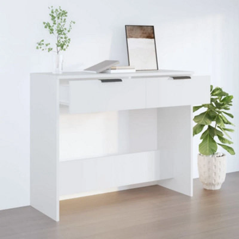 Image of VIDAXL Console Table White 90x36x75cm Engineered Wood Vidaxl 8720287079224