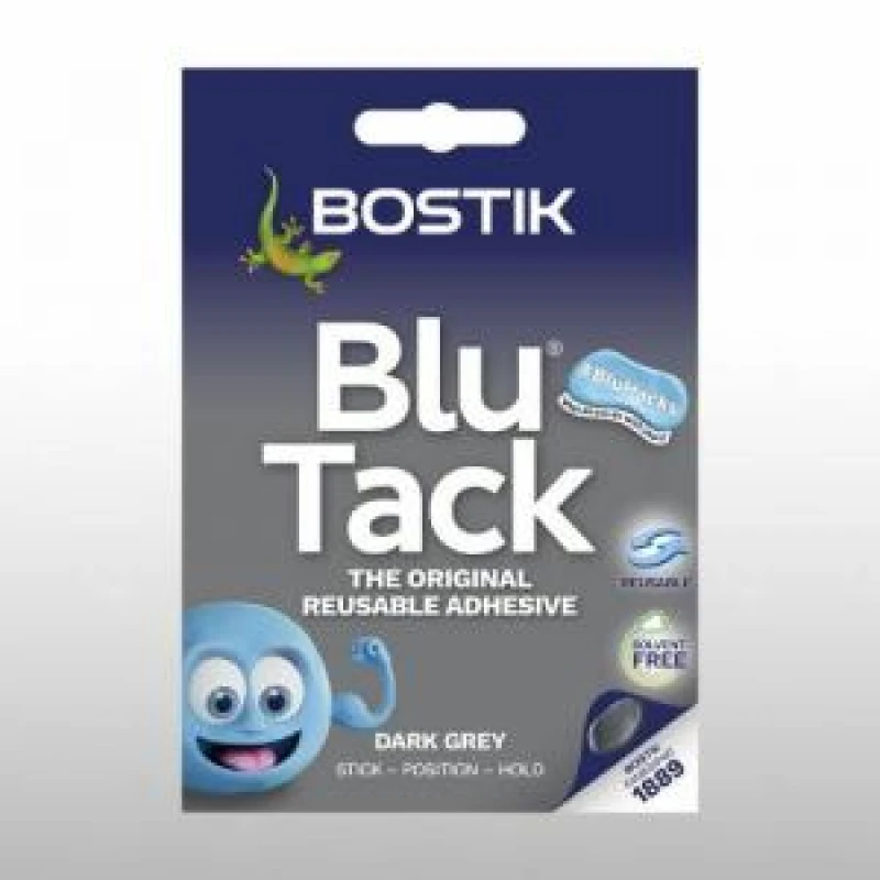 Image of Bostik Blu Tack Original Reusable Adhesive Handy Pack 45g Dark...