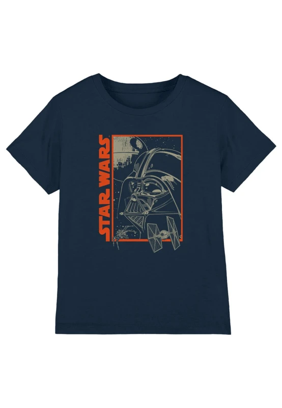 Image of Star Wars T-Shirt - Blue Blue 7 - 8 Years