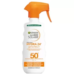 Image of Garnier Ambre Solaire Hydra 24 Hour Protect Hydrating SPF50 Spray 300ml
