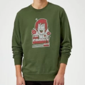 Image of Scooby Doo Like, Groovy Man Sweatshirt - Forest Green - M