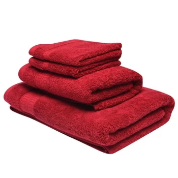 Image of Linens and Lace Egyptian Cotton Towel - Red