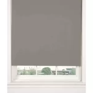 Image of Thermal Blackout Grey 90cms Wide (Approx) Straight Edged Roller Blind