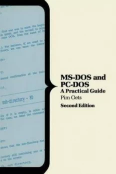 Image of Ms-Dos and Pc-Dos by Pim Oets Paperback